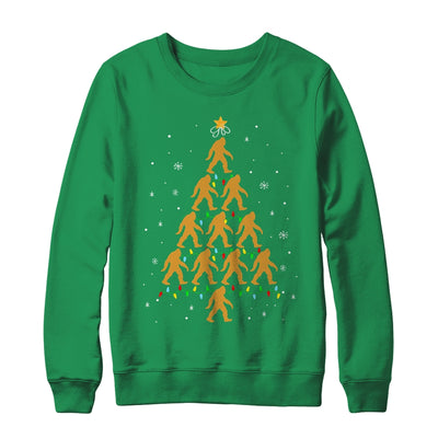 Bigfoot Christmas Tree Sasquatch Santa Xmas T-Shirt & Sweatshirt | Teecentury.com