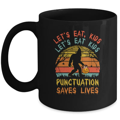Bigfoot Halloween Trick Or Treat Lets Eat Kids Mug Coffee Mug | Teecentury.com