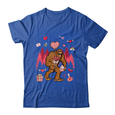 Bigfoot Heart Valentines Day Boys Men Love Sasquatch Believe Shirt & Hoodie | teecentury