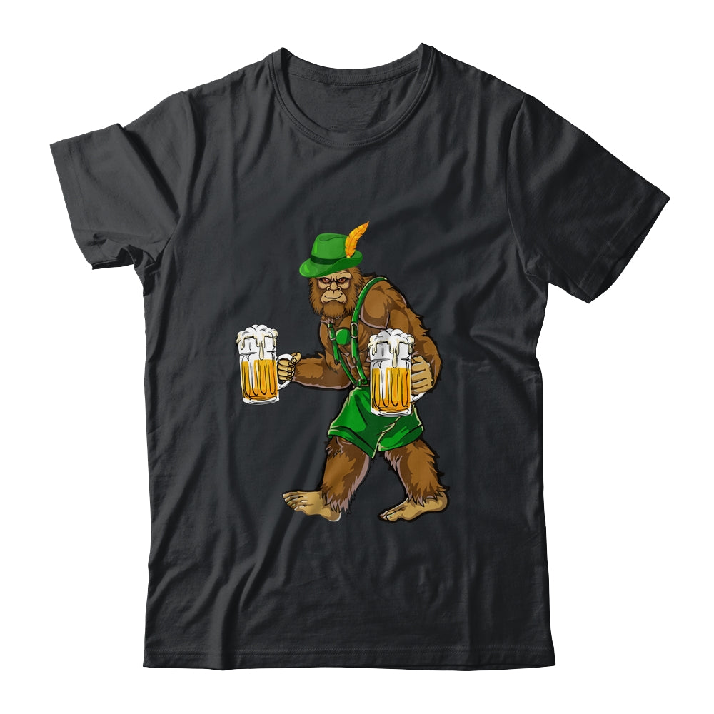 Bigfoot Lederhosen Funny Oktoberfest Men Prost Beer Mug Shirt & Hoodie | teecentury