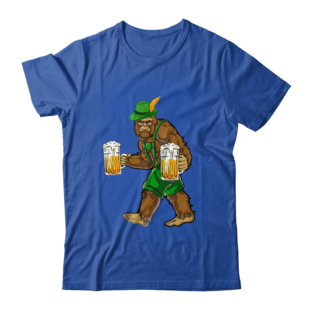Bigfoot Lederhosen Funny Oktoberfest Men Prost Beer Mug Shirt & Hoodie | teecentury