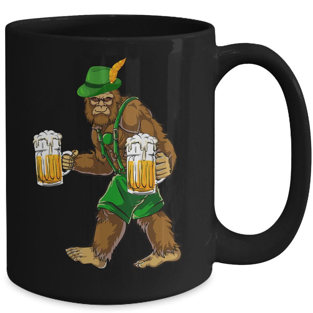Bigfoot Lederhosen Funny Oktoberfest Men Prost Beer Mug Mug | teecentury