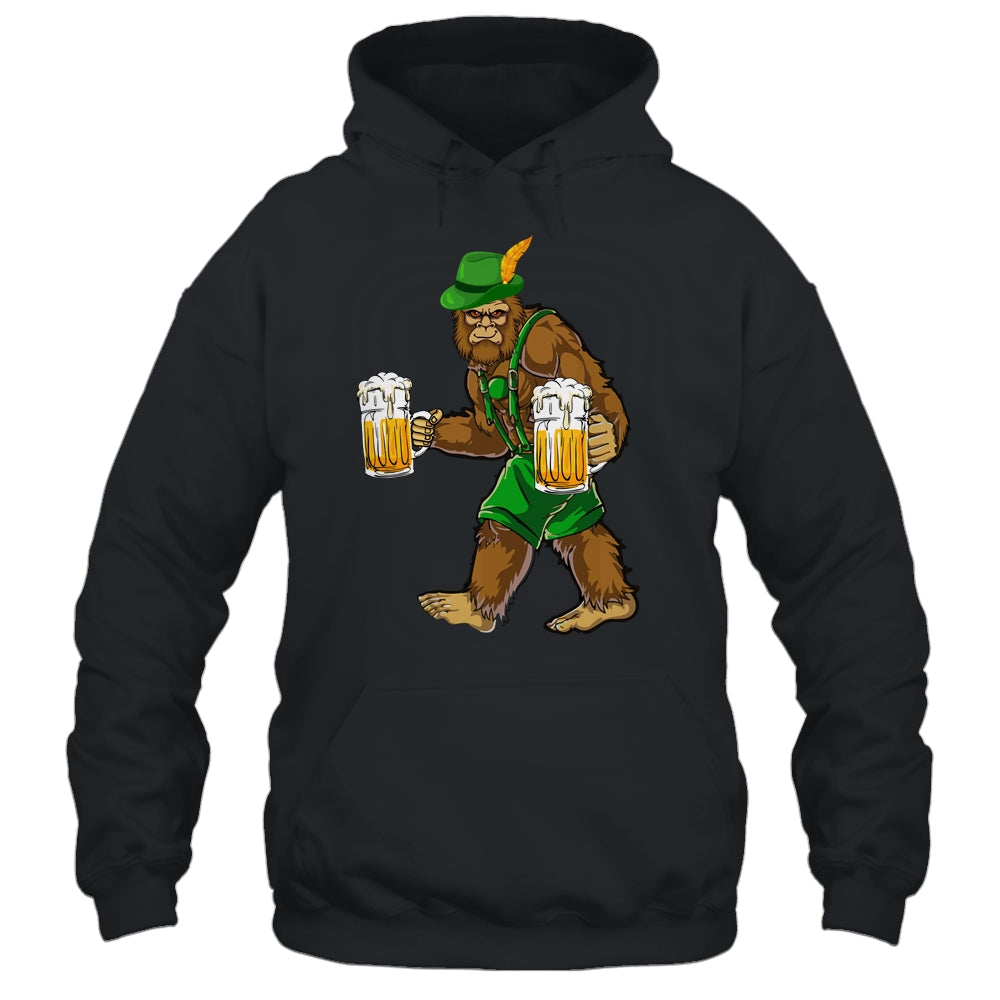 Bigfoot Lederhosen Funny Oktoberfest Men Prost Beer Mug Shirt & Hoodie | teecentury