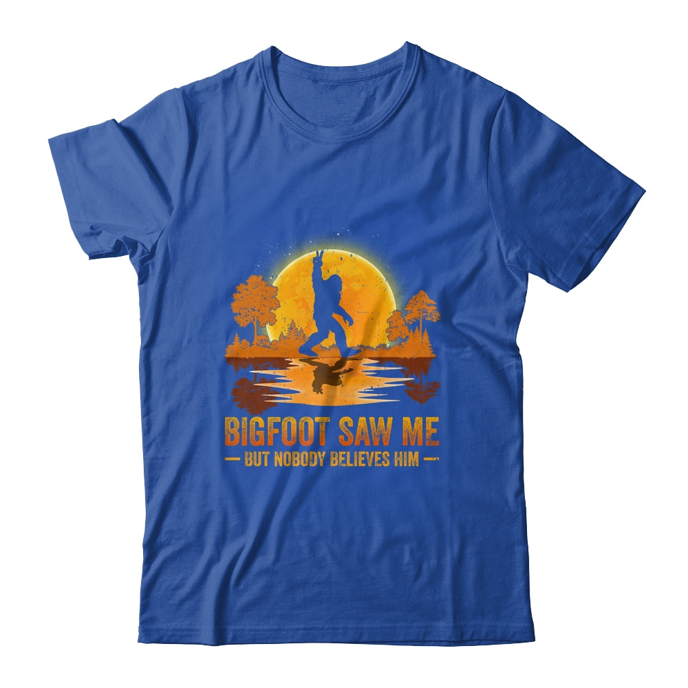 Bigfoot Saw Me But Nobody Believes Him Bigfoot Night Stroll T-Shirt & Tank Top | Teecentury.com