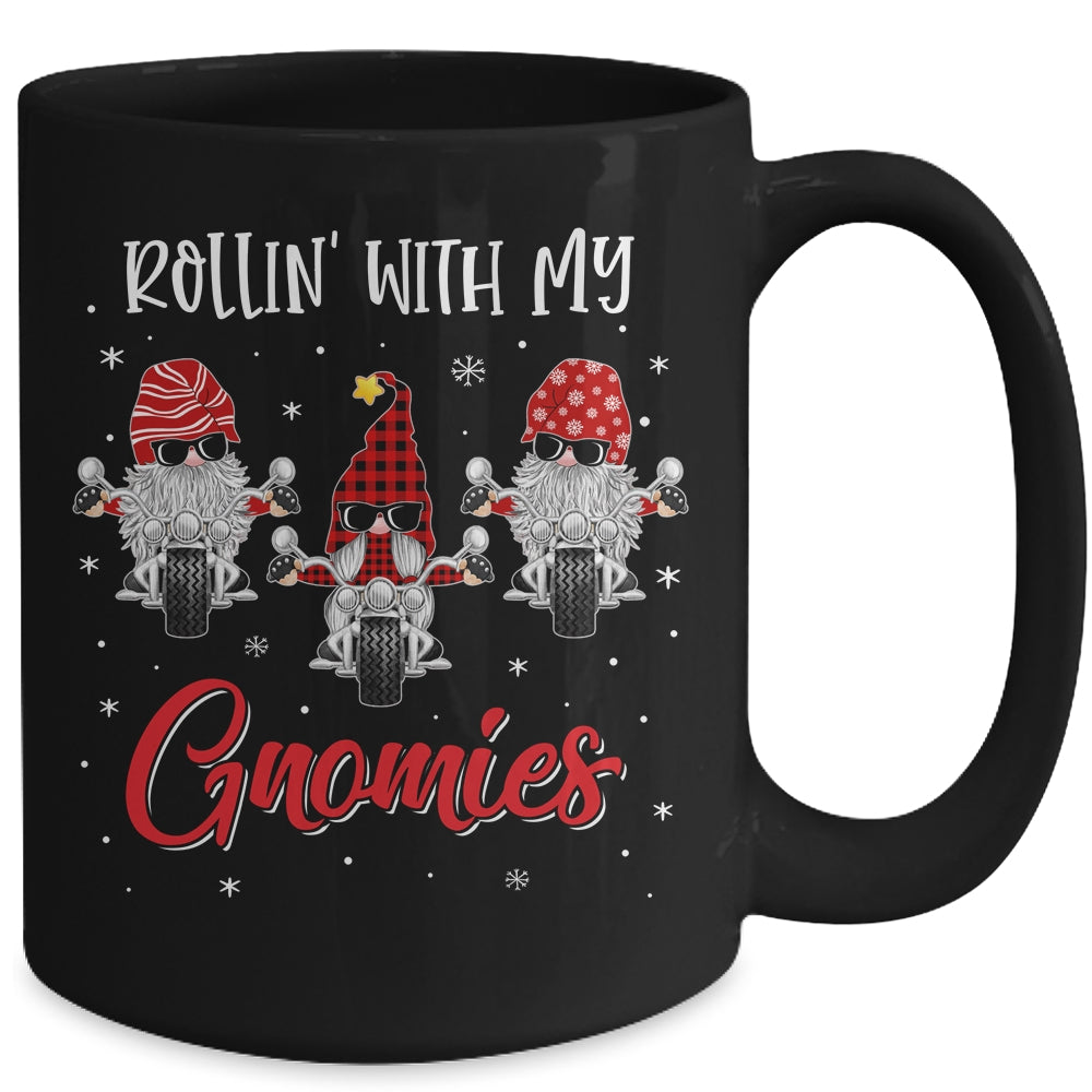 Biker Christmas Gnomes Biker Garden Christmas Gnome Mug Coffee Mug | Teecentury.com