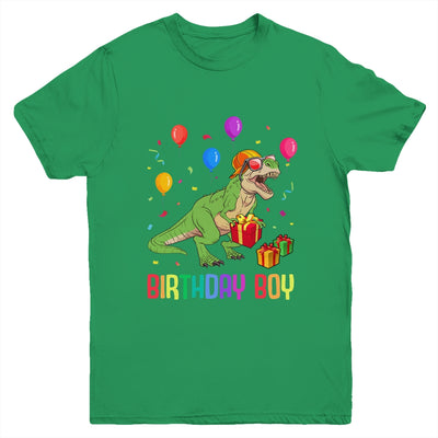 Birthday Boy Dino T Rex Dinosaur Boys Matching Family Youth Shirt | teecentury