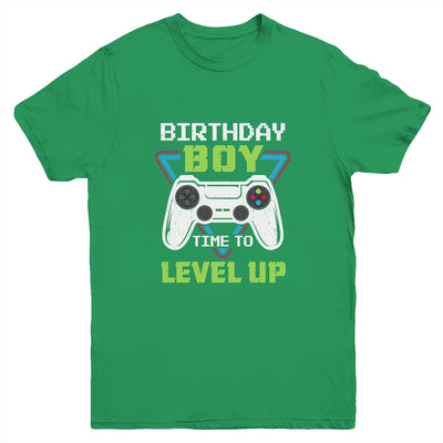 Birthday Boy Time To Level Up Video Game Birthday Gift Boys Youth Youth Shirt | Teecentury.com