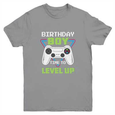 Birthday Boy Time To Level Up Video Game Birthday Gift Boys Youth Youth Shirt | Teecentury.com