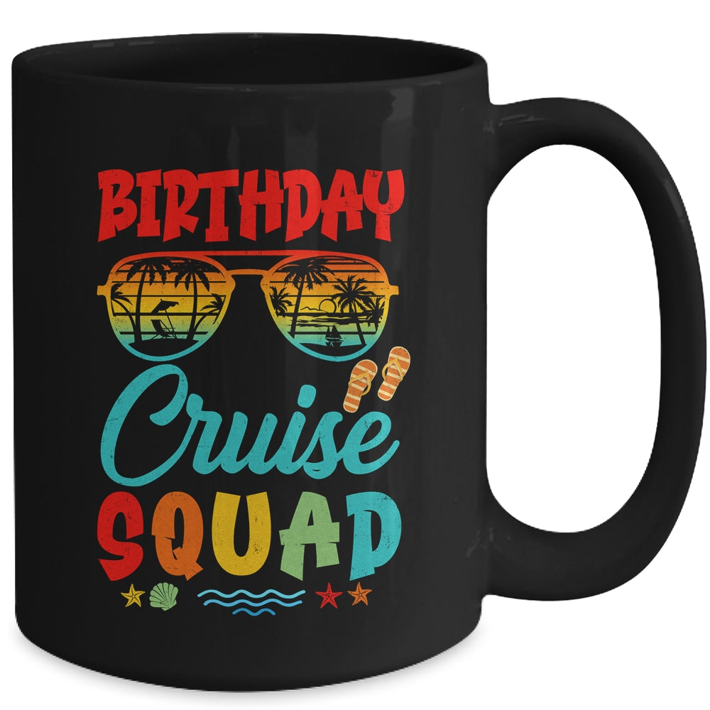 Birthday Cruise Squad Birthday Party Cruise Squad Retro Mug | teecentury