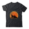 Black Cats Moon Pumpkin Funny Halloween Horror Gifts T-Shirt & Sweatshirt | Teecentury.com