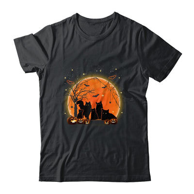 Black Cats Moon Pumpkin Funny Halloween Horror Gifts T-Shirt & Sweatshirt | Teecentury.com