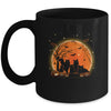 Black Cats Moon Pumpkin Funny Halloween Horror Gifts Mug Coffee Mug | Teecentury.com