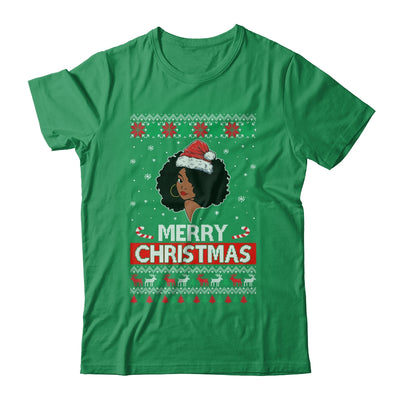 Black Girl Ugly Merry Christmas African American Woman Shirt & Sweatshirt | teecentury