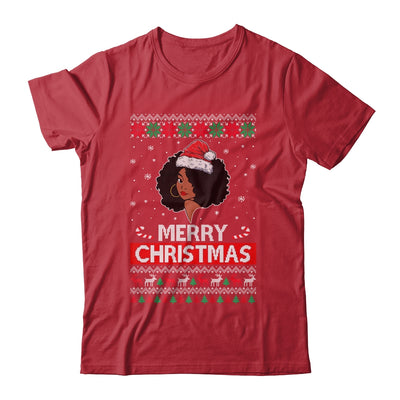 Black Girl Ugly Merry Christmas African American Woman Shirt & Sweatshirt | teecentury