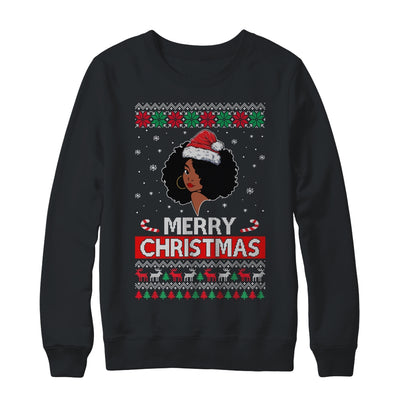 Black Girl Ugly Merry Christmas African American Woman Shirt & Sweatshirt | teecentury