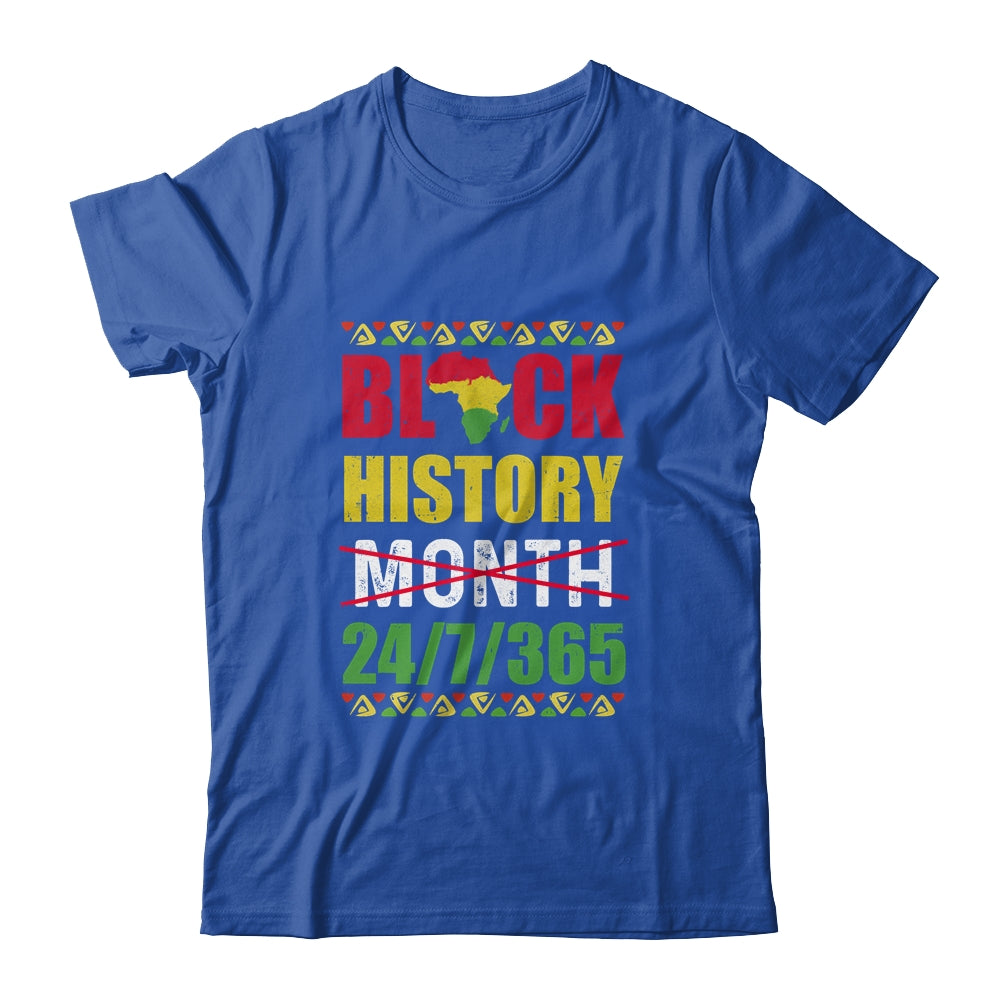 Black History Month 24 7 365 Pride African American T-Shirt & Hoodie | Teecentury.com