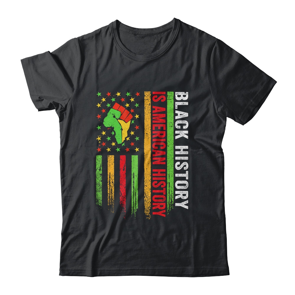 Black History Month Flag African American Men Women Shirt & Hoodie | teecentury