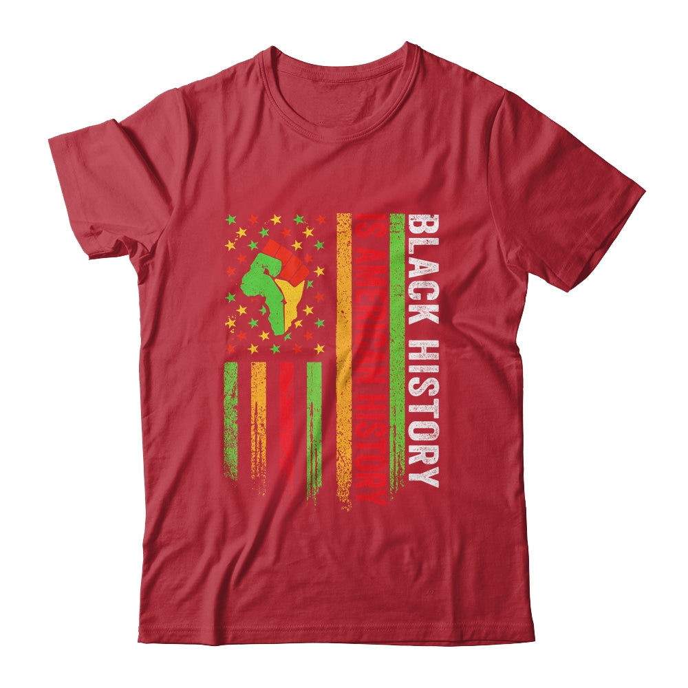 Black History Month Flag African American Men Women Shirt & Hoodie | teecentury