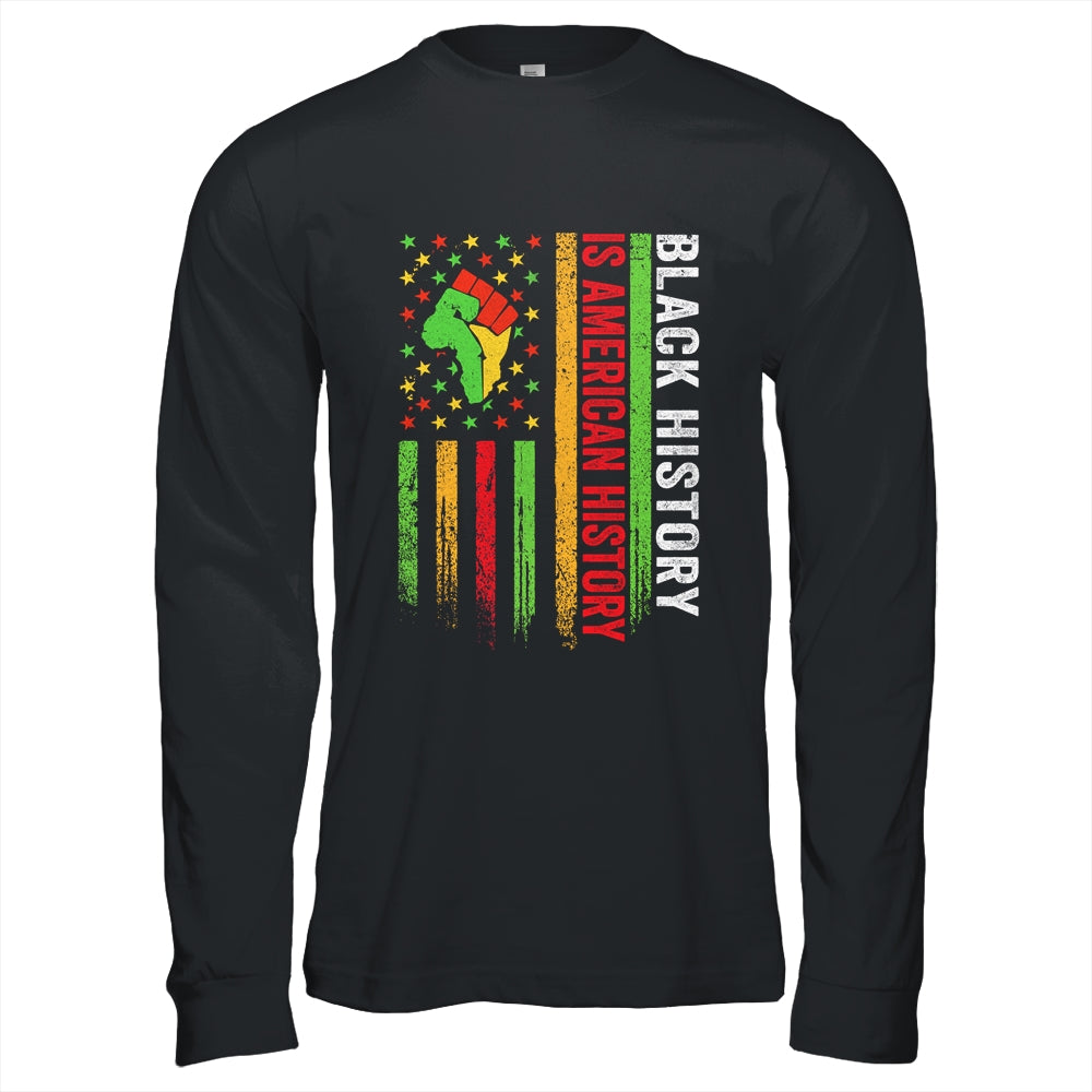 Black History Month Flag African American Men Women Shirt & Hoodie | teecentury