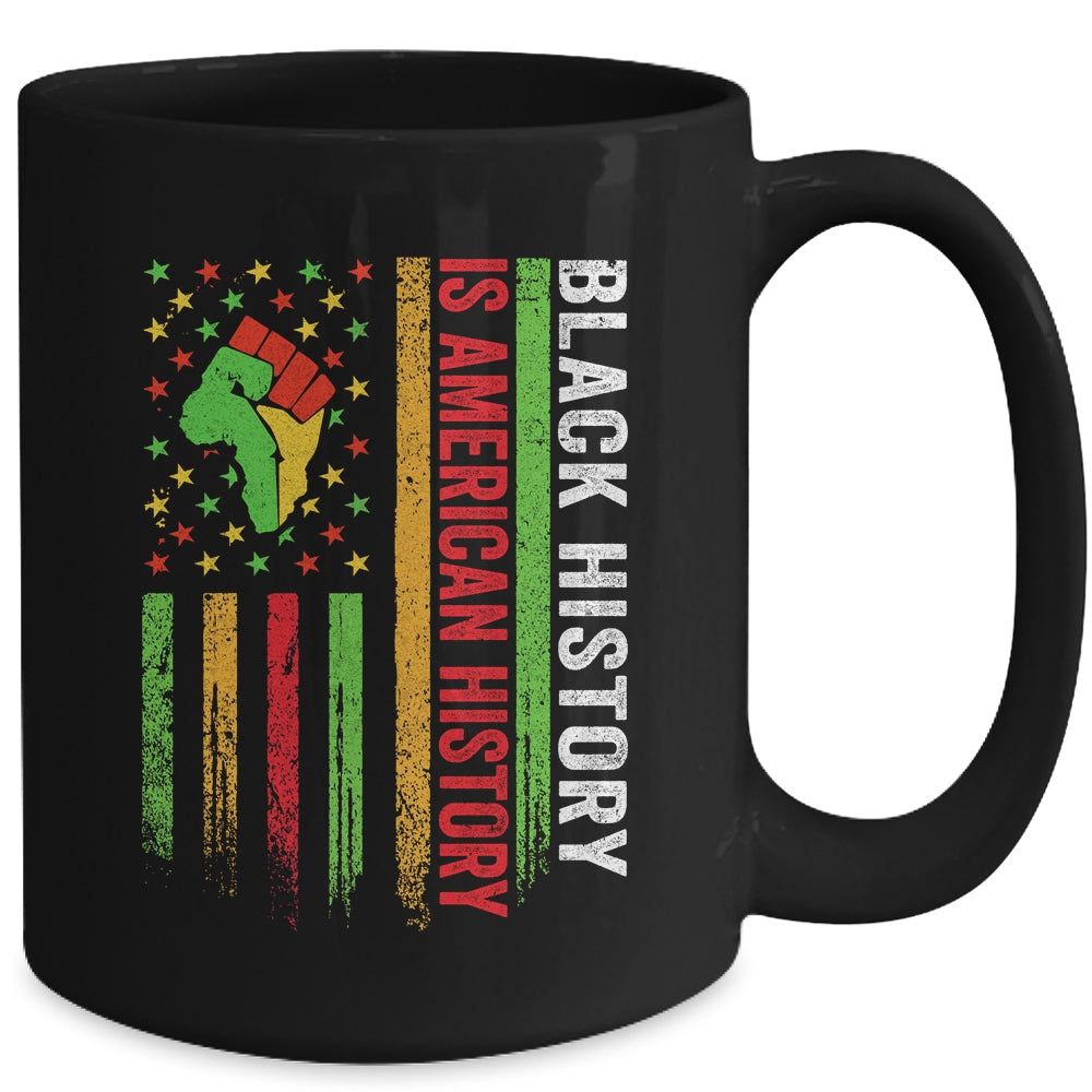 Black History Month Flag African American Men Women Mug | teecentury
