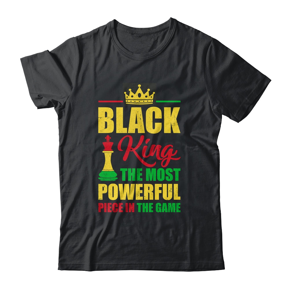 Black King The Most Powerful Piece In The Game Black Pride Shirt & Hoodie | teecentury