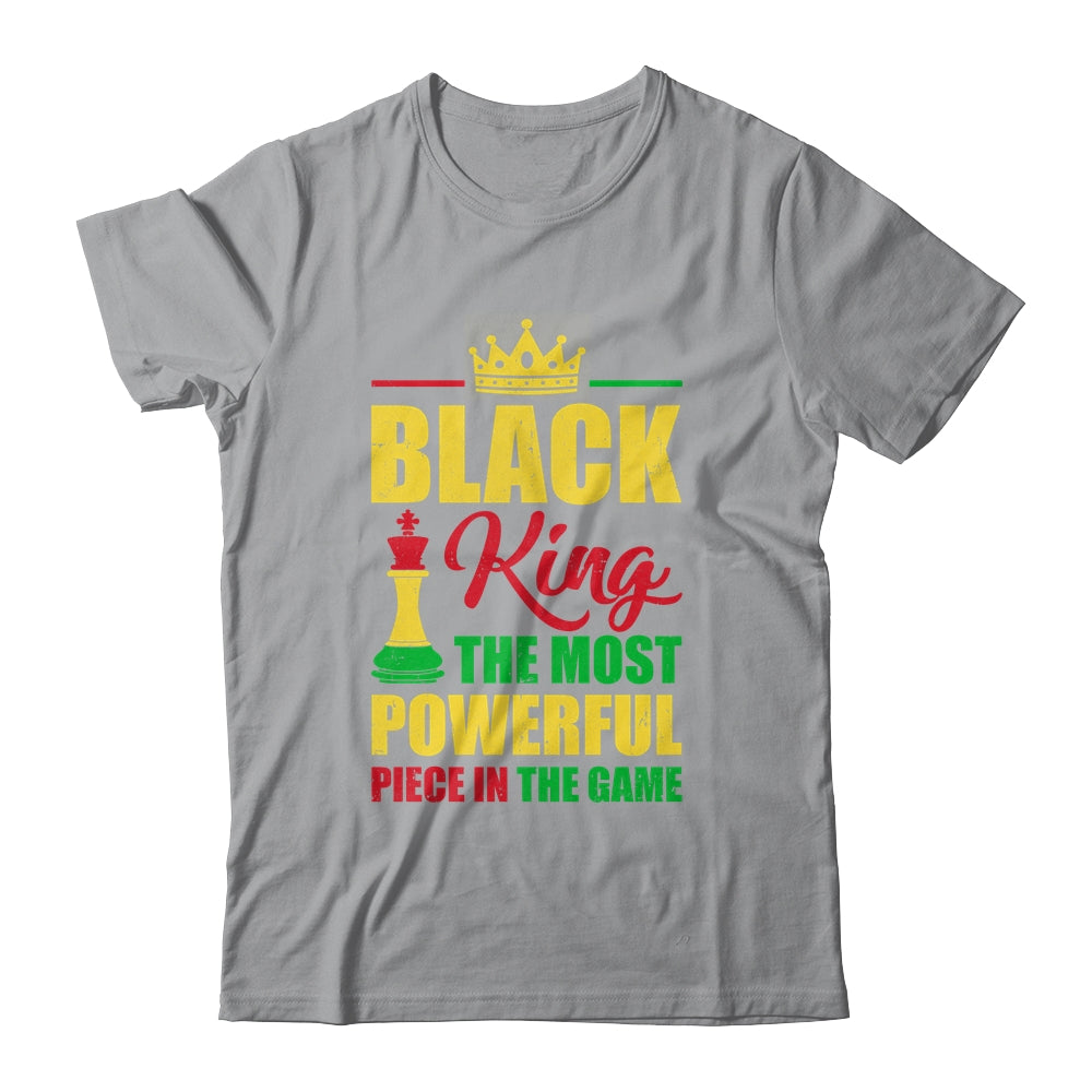 Black King The Most Powerful Piece In The Game Black Pride Shirt & Hoodie | teecentury