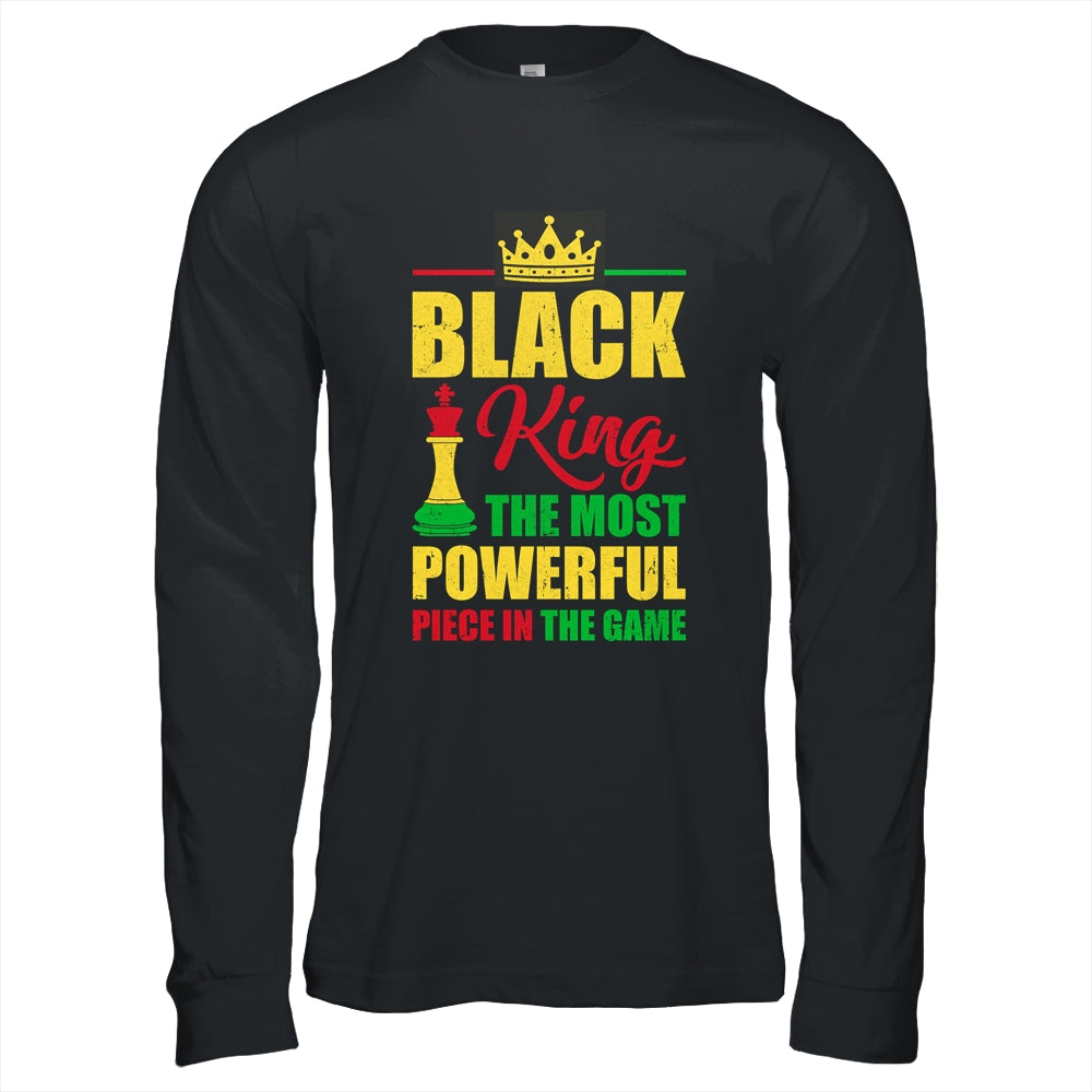 Black King The Most Powerful Piece In The Game Black Pride Shirt & Hoodie | teecentury