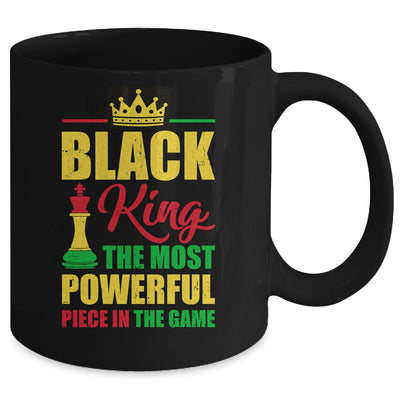 Black King The Most Powerful Piece In The Game Black Pride Mug | teecentury