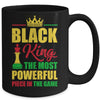 Black King The Most Powerful Piece In The Game Black Pride Mug | teecentury