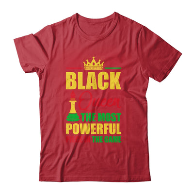 Black Queen The Most Powerful Piece In The Game Black Pride Shirt & Tank Top | teecentury