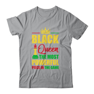 Black Queen The Most Powerful Piece In The Game Black Pride Shirt & Tank Top | teecentury
