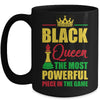 Black Queen The Most Powerful Piece In The Game Black Pride Mug | teecentury