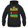 Black Queen The Most Powerful Piece In The Game Black Pride Shirt & Tank Top | teecentury