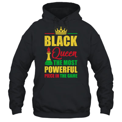 Black Queen The Most Powerful Piece In The Game Black Pride Shirt & Tank Top | teecentury