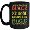 Black School Counselor Magic Black History Month Teacher Mug Coffee Mug | Teecentury.com