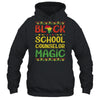 Black School Counselor Magic Black History Month Teacher T-Shirt & Hoodie | Teecentury.com