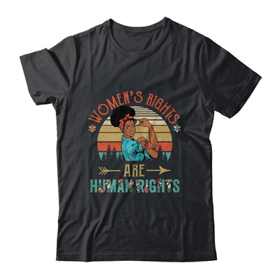 Black Women's Rights Are Human Rights Feminism Feminist Shirt & Tank Top | teecentury