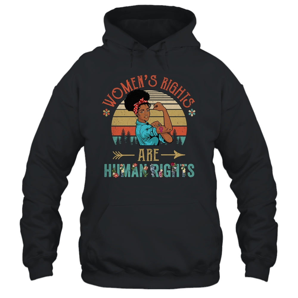 Black Women's Rights Are Human Rights Feminism Feminist Shirt & Tank Top | teecentury