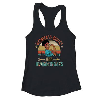 Black Women's Rights Are Human Rights Feminism Feminist Shirt & Tank Top | teecentury
