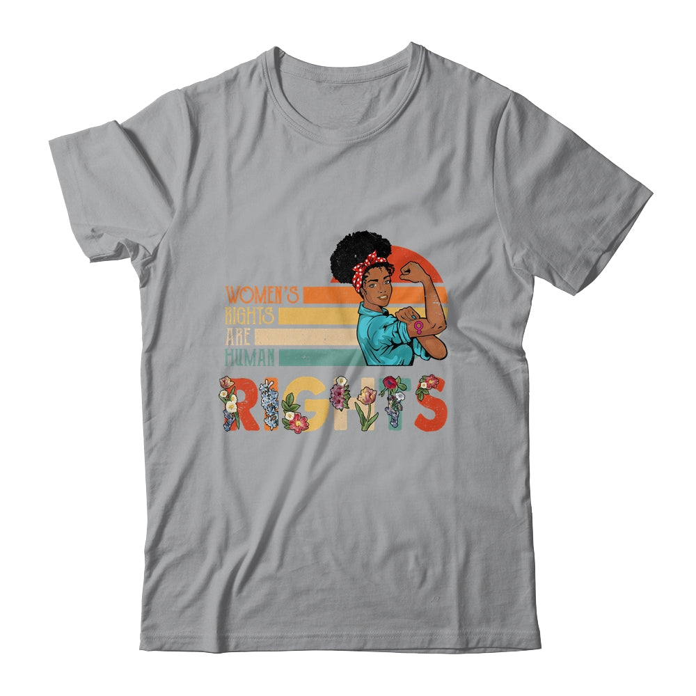 Black Women's Rights Are Human Rights Protect Feminism Shirt & Tank Top | teecentury
