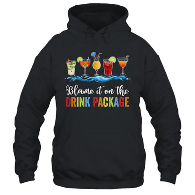 Blame It On The Drink Package Cruise Vacation Travel Squad Shirt & Tank Top | teecentury