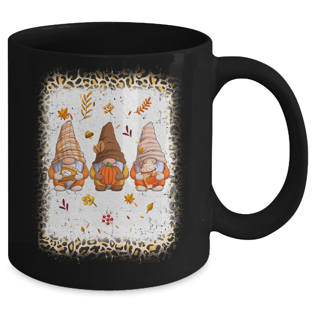 Bleached Happy Fall Yall Gnome Pumpkin Autumn Thanksgiving Mug | teecentury