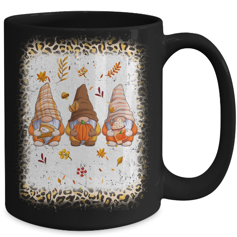 Bleached Happy Fall Yall Gnome Pumpkin Autumn Thanksgiving Mug | teecentury