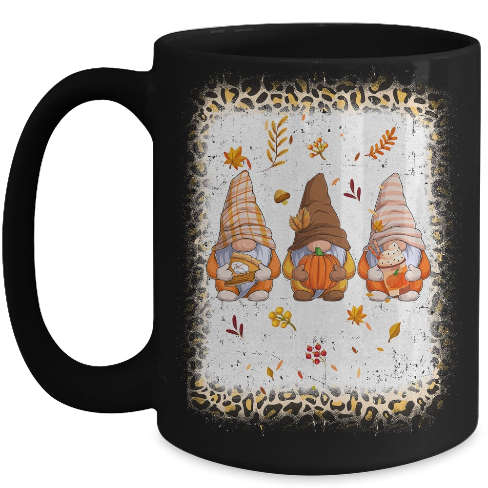 Bleached Happy Fall Yall Gnome Pumpkin Autumn Thanksgiving Mug | teecentury