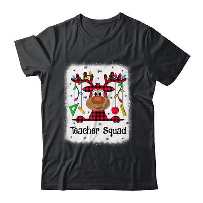 Bleached Teacher Squad Reindeer Funny Teacher Christmas Xmas T-Shirt & Sweatshirt | Teecentury.com