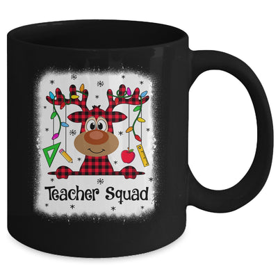 Bleached Teacher Squad Reindeer Funny Teacher Christmas Xmas Mug Coffee Mug | Teecentury.com