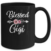 Blessed Gigi Heart Decoration Gigi For Mothers Day Mug | teecentury