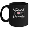Blessed Grammie Heart Decoration Grammie For Mothers Day Mug | teecentury