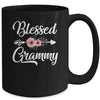 Blessed Grammy Heart Decoration Grammy For Mothers Day Mug | teecentury