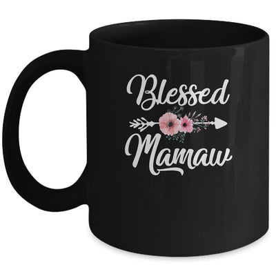 Blessed Mamaw Heart Decoration Mamaw For Mothers Day Mug | teecentury